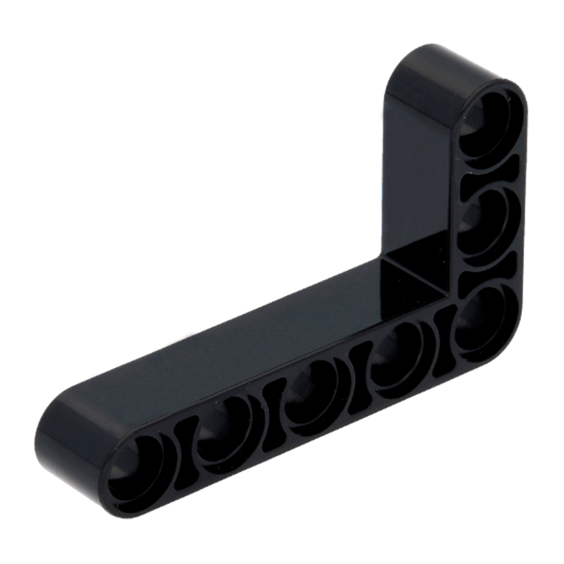 Technic 20шт Lego Балка Товста Кутова 90 3 x 5 32526 3252626 4142823 Black Б/У - Retromagaz
