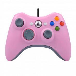 Геймпад Проводной RMC Xbox 360 Pink 2m Новый