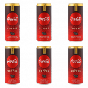 Набір Напій Coca-Cola Plus Coffe Карамель 250ml 6шт - Retromagaz