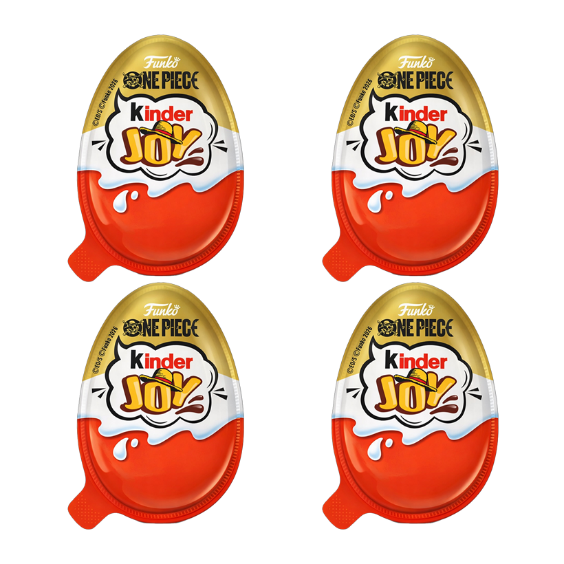 Набір Шоколадне Яйце 4шт Kinder Joy One Piece 20g - Retromagaz