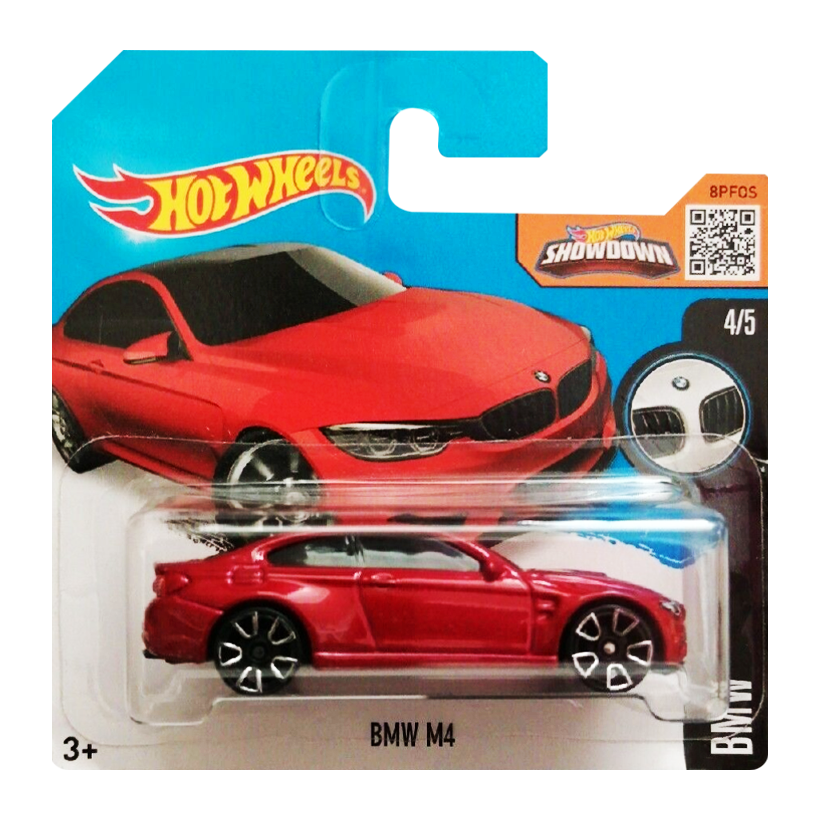 Машинка Базовая Hot Wheels BMW M4 BMW 1:64 DHR83 Red - Retromagaz