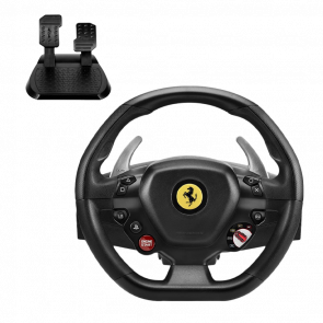 Кермо Дротовий Thrustmaster PlayStation 4 T80 Ferrari 488 GTB Edition Black Новий - Retromagaz
