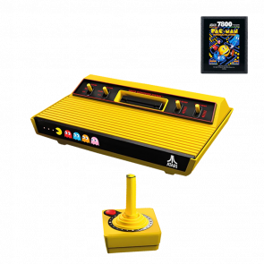 Консоль Atari 2600+ PAC-MAN Edition + Картридж Yellow - Retromagaz
