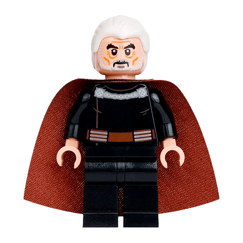 Фигурка Lego Джедай Count Dooku Star Wars sw0472 75017 Б/У - Retromagaz