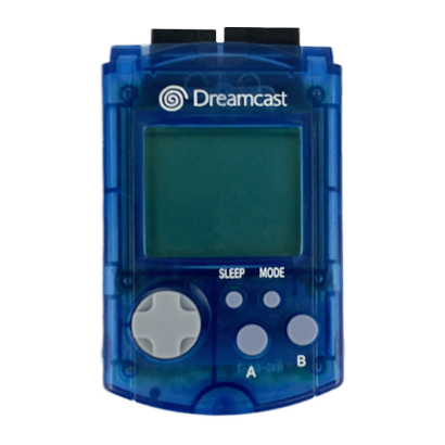 Карта Пам'яті Sega Dreamcast HKT-7000 Visual Memory VMU Trans-Blue Б/У - Retromagaz