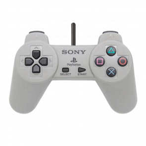 Геймпад Проводной Sony PlayStation 1 SCPH-1080 Grey 2m Б/У Хороший - Retromagaz