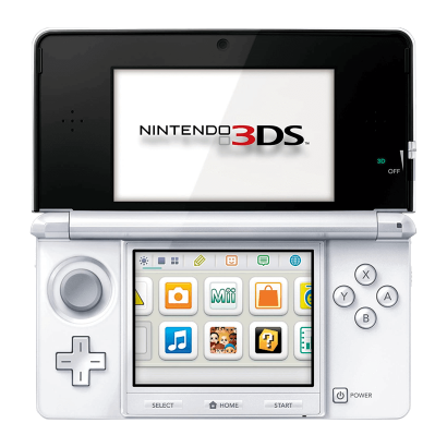 Консоль Nintendo 3DS Модифікована 32GB Ice White + 10 Вбудованих Ігор Б/У Відмінний - Retromagaz