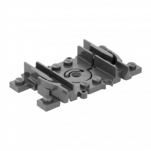 Для Поїзда Lego Рейки Flexible 88492c00 64022c00 4535745 Dark Bluish Grey 4шт Б/У - Retromagaz