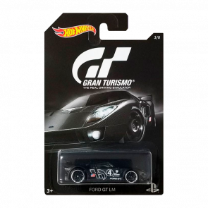 Тематична Машинка Hot Wheels Ford GT LM Gran Turismo 1:64 DJL15 Black