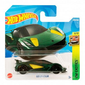 Машинка Базова Hot Wheels Lotus Evija Exotics 1:64 HCT07 Green - Retromagaz