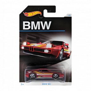 Тематична Машинка Hot Wheels BMW M1 BMW DJM80 Dark Red Новий Пошкоджена Упаковка
