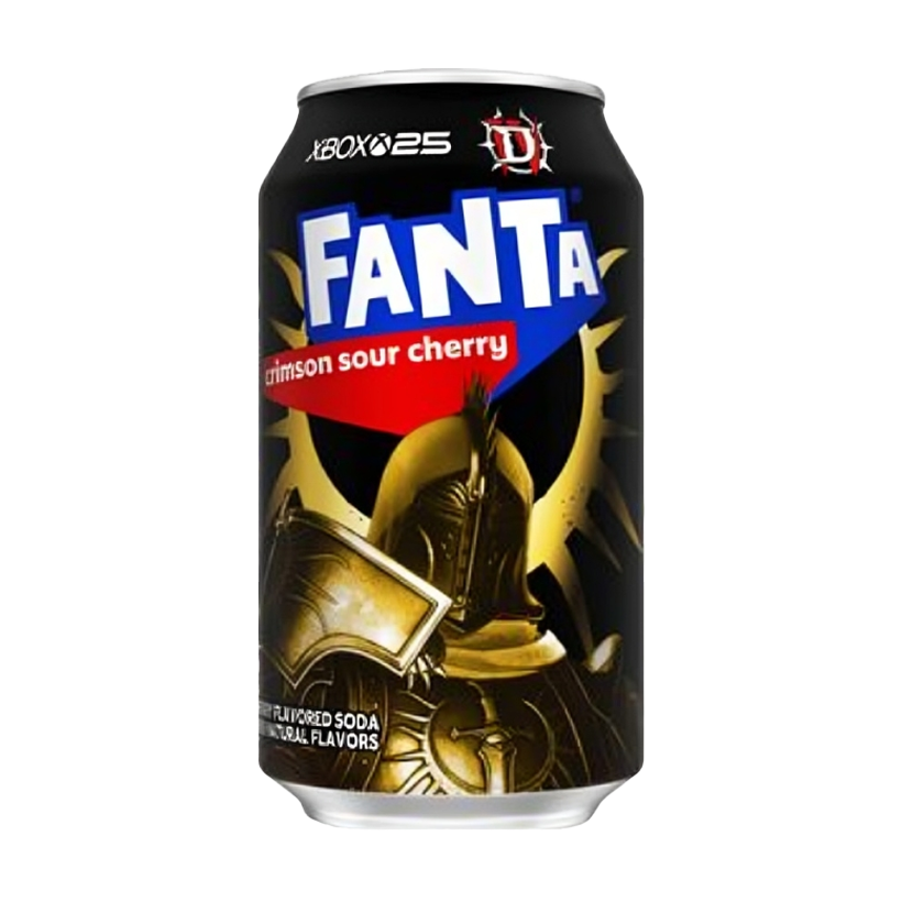 Напиток Fanta x Diablo Crimson Cherry 330ml - Retromagaz