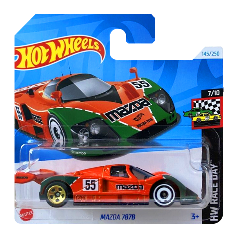 Машинка Базова Hot Wheels Mazda 787B Race Day 1:64 HTC79 Orange - Retromagaz