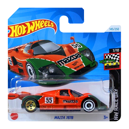 Машинка Базова Hot Wheels Mazda 787B Race Day 1:64 HTC79 Orange - Retromagaz