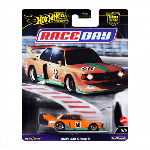 Машинка Premium Hot Wheels BMW 320 Group 5 Jagermeister Race Day 1:64 HRV94 Orange