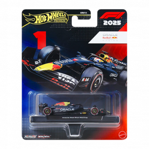Машинка Premium Hot Wheels Oracle Red Bull Racing (#1 Max Verstappen) 1:64 JKD83 Blue - Retromagaz