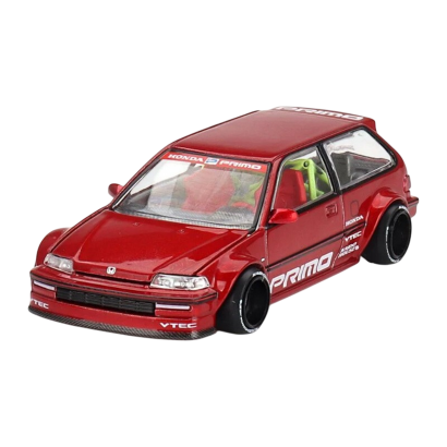 Машинка Premium Kaido House x MiNI GT Honda Civic (EF) Kaido Works V2 1:64 KHMG156 Red - Retromagaz