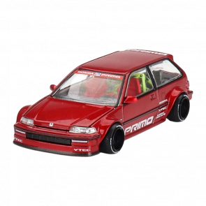 Машинка Premium Kaido House x MiNI GT Honda Civic (EF) Kaido Works V2 1:64 KHMG156 Red - Retromagaz