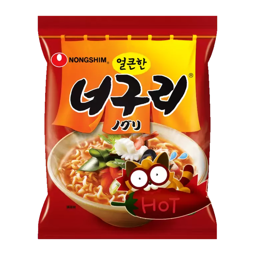 Локшина Nongshim Neoguri Рамьон з Морепродуктами Гостра 120g - Retromagaz