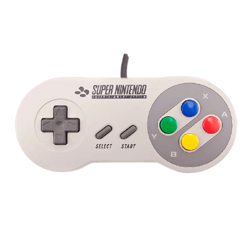 Геймпад Проводной Europe Nintendo SNES Grey Б/У Хорошее - Retromagaz