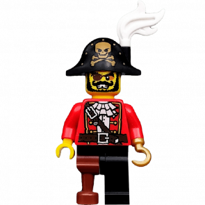 Фигурка Lego Pirate Captain Collectible Minifigures Series 8 col127 Б/У - Retromagaz