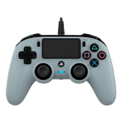 Геймпад Дротовий Nacon PlayStation 4 Wired Compact Controller Grey Б/У Нормальний - Retromagaz