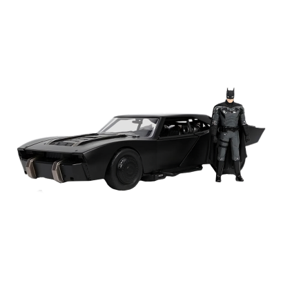 Машинка Jada Batman (2022) Бэтмобиль с Фигуркой Бэтмена 1:24 Black - Retromagaz