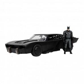 Машинка Jada Batman (2022) Бэтмобиль с Фигуркой Бэтмена 1:24 Black - Retromagaz