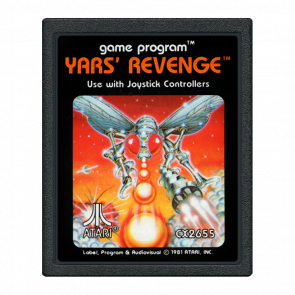 Гра Atari 2600 Yars' Revenge Black Б/У - Retromagaz