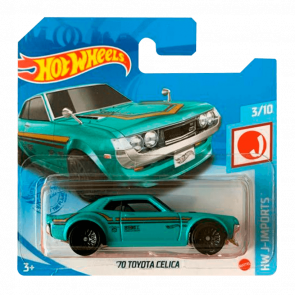 Машинка Базовая Hot Wheels '70 Toyota Celica J-Imports 1:64 GTC09 Turquoise