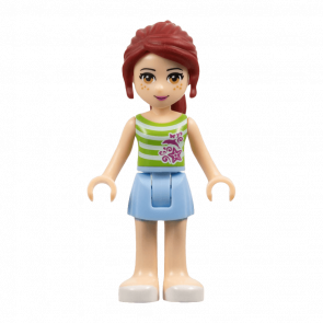 Фігурка Lego Girl Mia Bright Light Blue Skirt Friends frnd045 Б/У