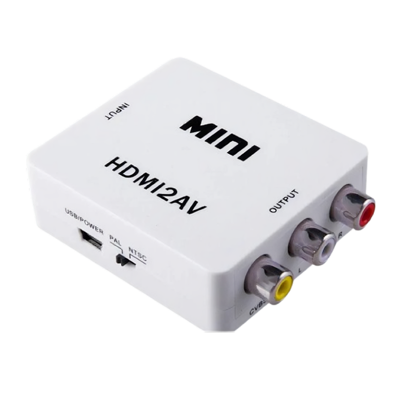 Адаптер RMC для PlayStation 3 2 1 Xbox 360 Original Wii GameCube N64 NES SNES Sega 3RCA - HDMI + Mini-USB White - Retromagaz