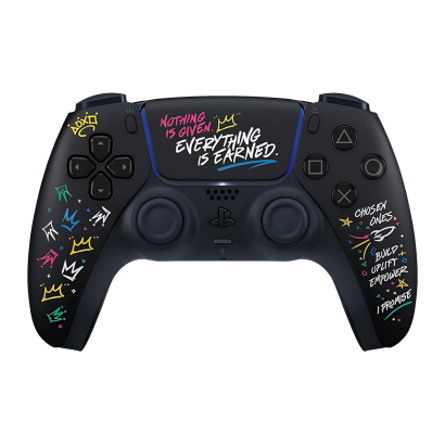 Геймпад Беспроводной Sony PlayStation 5 DualSense LeBron James Limited Edition Midnight Black Б/У - Retromagaz