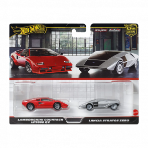 Машинка Premium 2шт Hot Wheels Lamborghini Countach LP5000 QV / Lancia Stratos Zero 2-Packs 1:64 JBL02 HBL96 Red Машинка Premium 2шт Hot Wheels Lamborghini Countach LP5000 QV / Lancia Stratos Zero 2-Packs 1:64 JBL02 HBL96 Red - Retromagaz