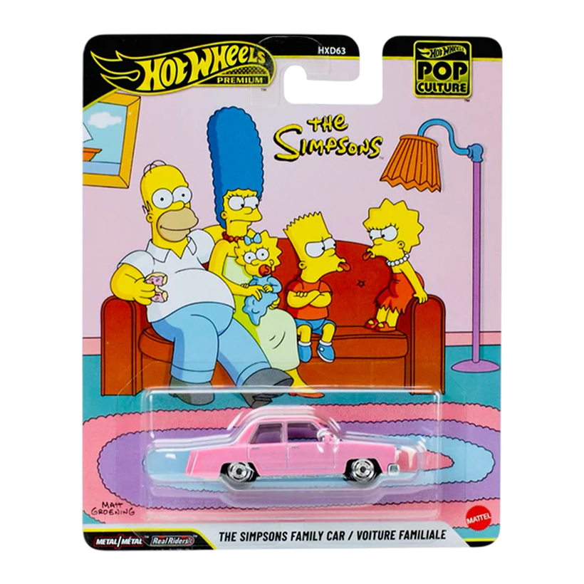 Машинка Premium Hot Wheels The Simpsons Family Car Pop Culture 1:64 JHX09 Brown - Retromagaz