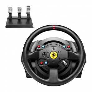 Кермо Дротовий Thrustmaster PlayStation 4 T300 Ferrari Integral Alcantara Edition Black Новий - Retromagaz