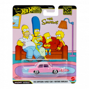 Машинка Premium Hot Wheels The Simpsons Family Car Pop Culture 1:64 JHX09 Brown - Retromagaz