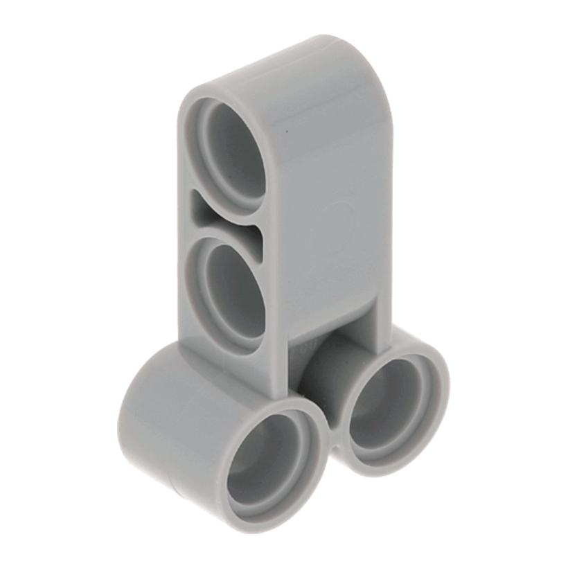 Technic 10шт Lego З'єднувач Перпендикулярний 3L 32557 4154971 4211714 Light Bluish Grey Б/У - Retromagaz