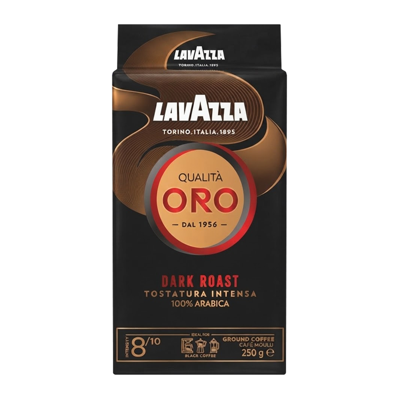 Кава Мелена Lavazza Oro Dark Roast 250g - Retromagaz