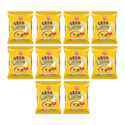 Набір Локшина Ottogi 10шт Cheese Ramen Середньо Гостра 111g - Retromagaz