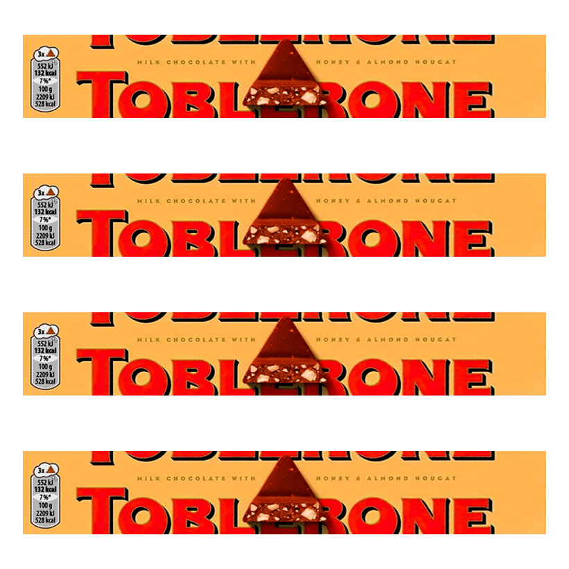 Набір Шоколад Молочний 4шт Toblerone Milk 100g - Retromagaz