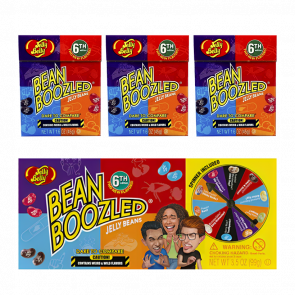 Набір Цукерки Jelly Beans Рулетка Bean Boozled 6th Edition 100g  + 3шт Цукерки Jelly Beans Bean Boozled 6th Edition 45g - Retromagaz