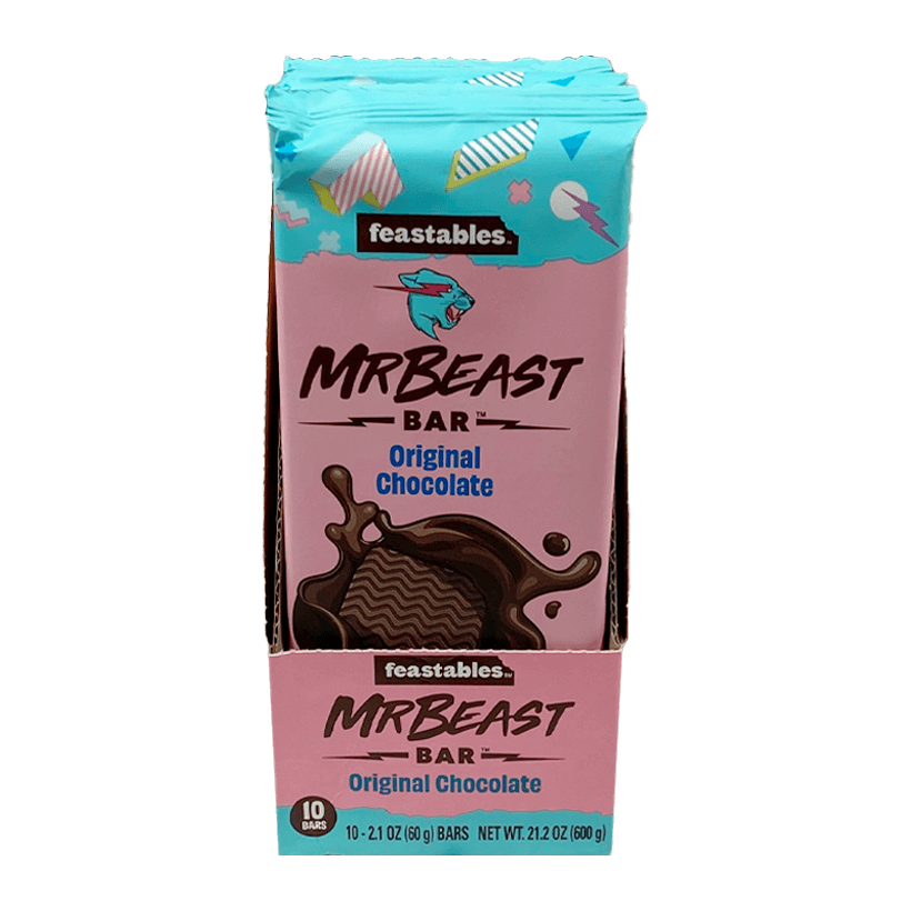 Набор Шоколад Молочный 4шт MrBeast Feastables Original 60g - Retromagaz