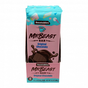 Набір Шоколад Молочний MrBeast 10шт Feastables Темний 60g - Retromagaz