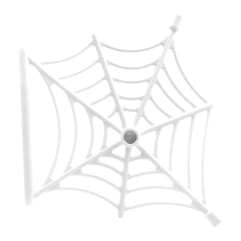 Для Животных 4шт Lego Spider Web with Bar 90981 6006221 White Б/У - Retromagaz