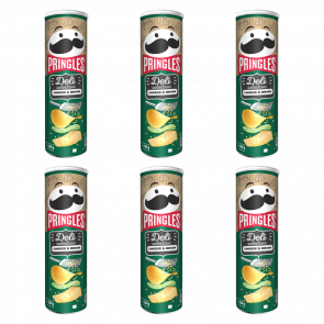 Чипсы 6шт Pringles Deli Selection Cheese & Onion 200g