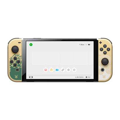 Консоль Nintendo Switch OLED Model HEG-001 The Legend of Zelda: Tears of the Kingdom Limited Edition 64GB Gold Новый - Retromagaz