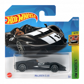 Машинка Базовая Hot Wheels McLaren Elva Exotics 1:64 HCT09 Black