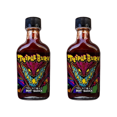 Набор Соус 2шт Обычный Fieryfox Тройной Ожог (Triple Burn) Острый 100ml - Retromagaz