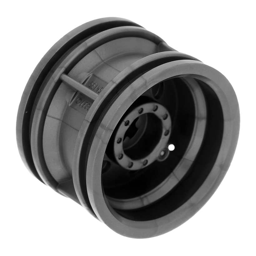 Колесо 2шт Lego Диск No Pin Holes and Reinforced Rim 30.4mm D. x 20mm 56145 6106303 Flat Silver Б/У - Retromagaz